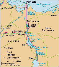 The Suez canal